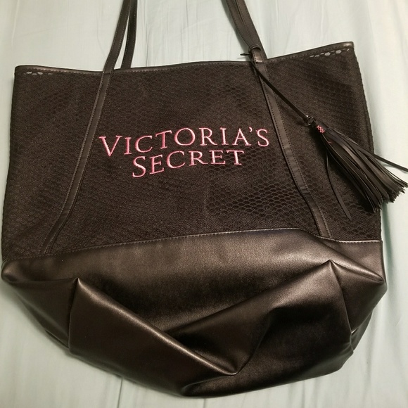 Victoria's Secret Bags Victoria Secret Black Mesh Bag Poshmark